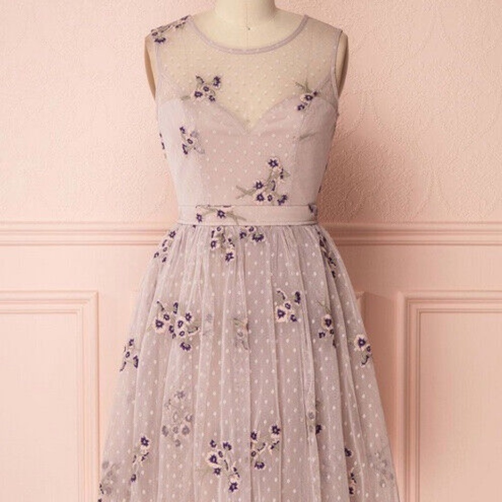 Boutique1861 Arana Dress, Dusty Pink, Size S